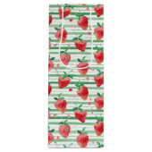 Erdbeere Geschenktüte Für Weinflaschen (Vorderseite)