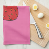 Erdbeere Geschirrtuch (Viertel Falte)