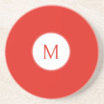 Erdbeere Getränkeuntersetzer<br><div class="desc">Erdbeerfarbener Untersetzer</div>