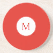 Erdbeere Getränkeuntersetzer (Vorne)