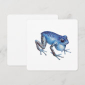 Erdbeere Giftdarmfrosch Feiertagskarte (Vorne/Hinten)