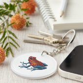 Erdbeere Giftdarmfrosch Schlüsselanhänger (Vorderseite rechts)