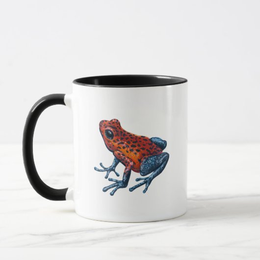 Erdbeere Giftdarmfrosch Tasse (Links)