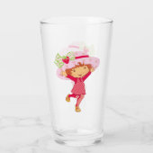 Erdbeere Glas (Rückseite)