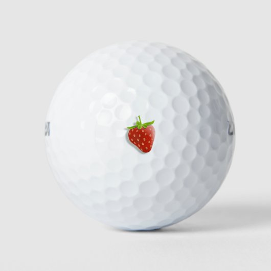 Erdbeere Golfball (Vorderseite)