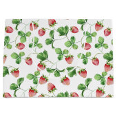 Erdbeere Große Geschenktüte (Vorderseite)