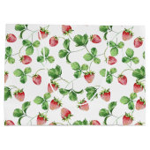 Erdbeere Große Geschenktüte (Rückseite)