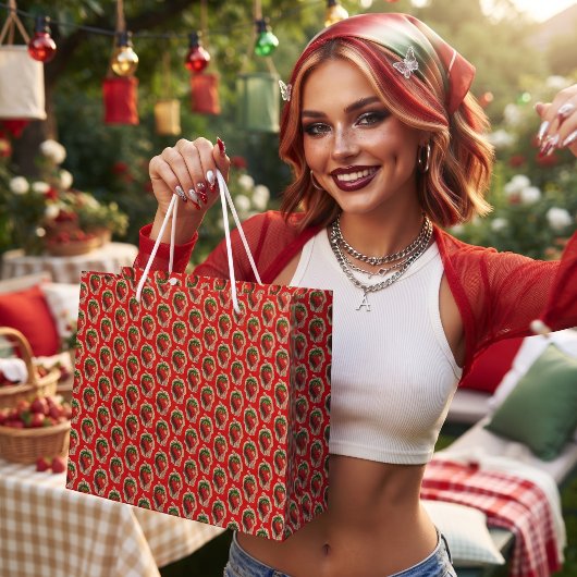 Erdbeere Große Geschenktüte