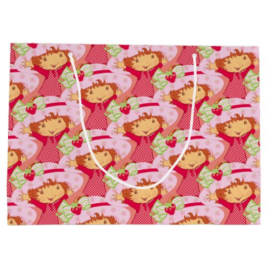 Erdbeere Große Geschenktüte (Rückseite)