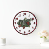 Erdbeere Große Wanduhr (Zuhause)