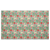 Erdbeere Grün Botanisch Stoff (Fat Quarter (45,7 x 55,9 cm))