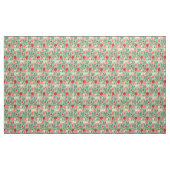 Erdbeere Grün Botanisch Stoff (Yard (91,4 cm))