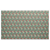Erdbeere Grün Botanisch Stoff (Yard (91,4 cm))