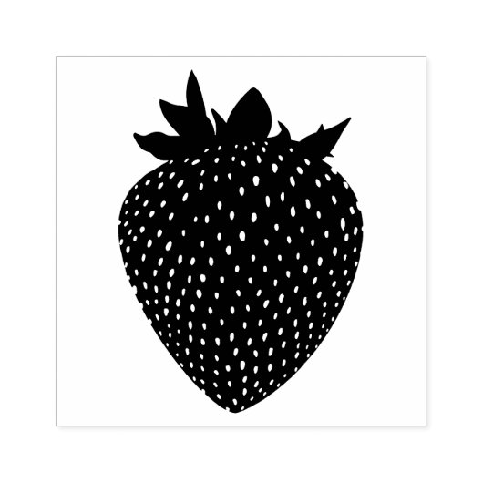 Erdbeere Gummistempel (Prägung)