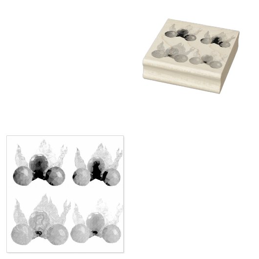 Erdbeere Gummistempel (Stempel)