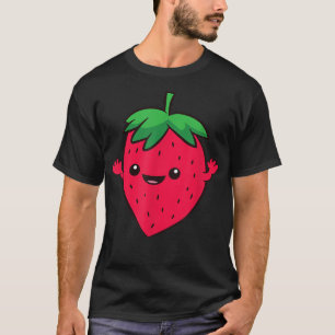 Erdbeere Happy Frucht Liebe Erdbeeren T-Shirt