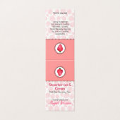 Erdbeere, hausgemachte Bath & Body-Label | Tag (Außenseite Aufgefaltet)