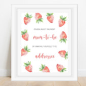 Erdbeere - Helfen Sie der geschäftigen Mama Poster