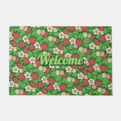 Erdbeere Hintergrund Muster Doormat Fußmatte (Vorderseite)
