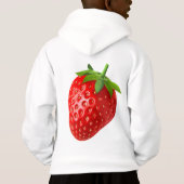 Erdbeere Hoodie (Rückseite)