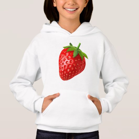 Erdbeere Hoodie (Vorderseite)