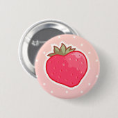 Erdbeere I <3 Button (Vorne & Hinten)