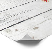 Erdbeere Ice Creme Cone Poster (Ecke)