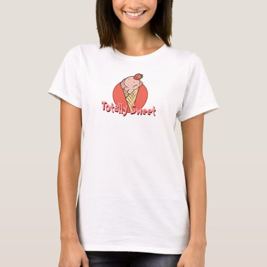 Erdbeere Icecream Shirt (Vorderseite)