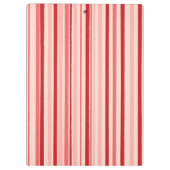 Erdbeere im Sommer in Rosa Klemmbrett (Rückseite)