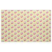 Erdbeere in Gelb Stoff (Fat Quarter (45,7 x 55,9 cm))