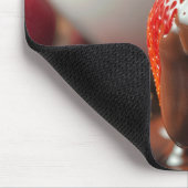 Erdbeere in Schokolade getaucht Mousepad (Ecke)