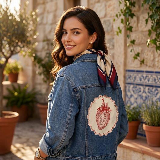 Erdbeere Jeansjacke
