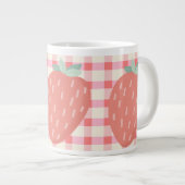 Erdbeere 🌸 Kaffeespezialitäten Tasse (Vorderseite Rechts)