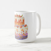 Erdbeere Kaffeetasse (VorderseiteRechts)