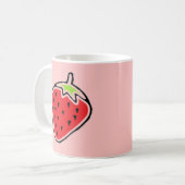 Erdbeere Kaffeetasse (Vorderseite Links)