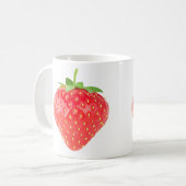 Erdbeere Kaffeetasse (Vorderseite Links)