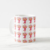 Erdbeere Kaffeetasse (Vorderseite Links)
