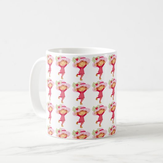 Erdbeere Kaffeetasse (Vorderseite Links)