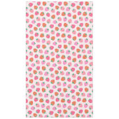 Erdbeere Karos - Rosa und Rot Tischdecke (Vorderseite)