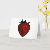 Erdbeere Karte (Gelbe Blume)