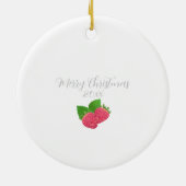 Erdbeere Keramik Ornament (Hinten)