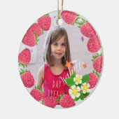 Erdbeere Keramik Ornament (Links)