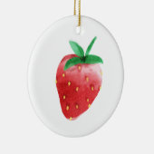 Erdbeere Keramik Ornament (Rechts)