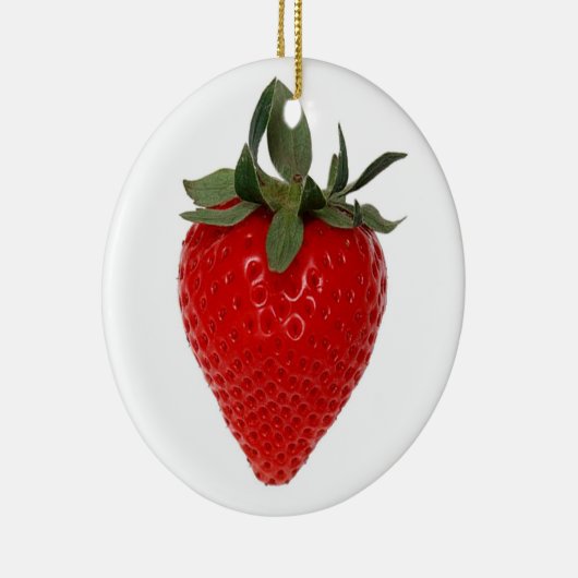 Erdbeere Keramik Ornament (Rechts)