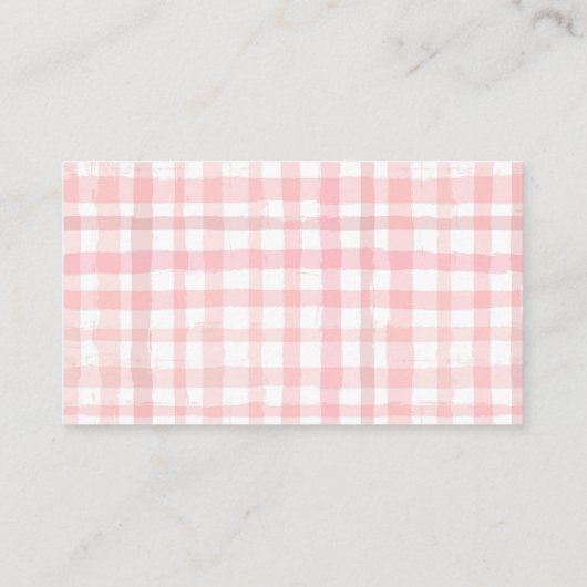 Erdbeere Kinderduschbücher für Babykarten Begleitkarte (Rückseite)