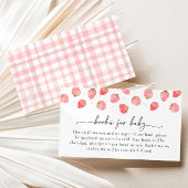 Erdbeere Kinderduschbücher für Babykarten Begleitkarte