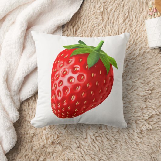 Erdbeere Kissen (Decke)