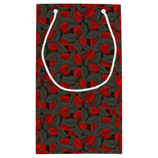 Erdbeere Kleine Geschenktüte (Rückseite)