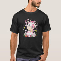 Erdbeere Kuh Niedlich Kuh Rosa Kuh Haustier