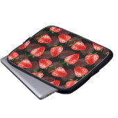 Erdbeere Laptopschutzhülle (Vorne Knopf)